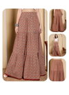 Red Colour Printed Cotton Wholesale Western Wear Skirt Suppliers In Mumbai BTM032
